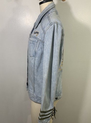 Vintage Harley Davidson Western Denim Jacket Womens Small - Picture 9 of 17