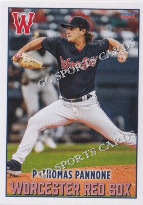 2022 Worcester Red Sox Thomas Pannone RC Rookie Boston Red Sox