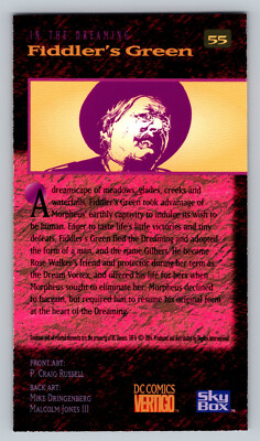 サンドマン　sky box カード　DC COMICS VERTIGO DC VERTIGO (w SANDMAN) (Skybox 1994) Complete FOIL BORDER