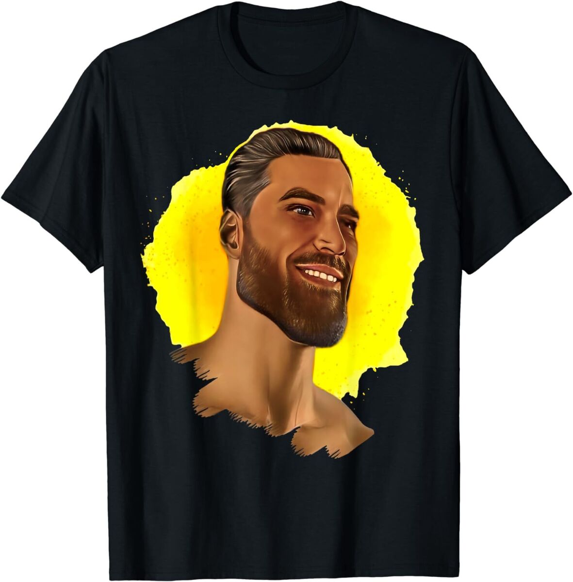 Gigachad Meme Funny Giga Chad Photoshop T-shirt 