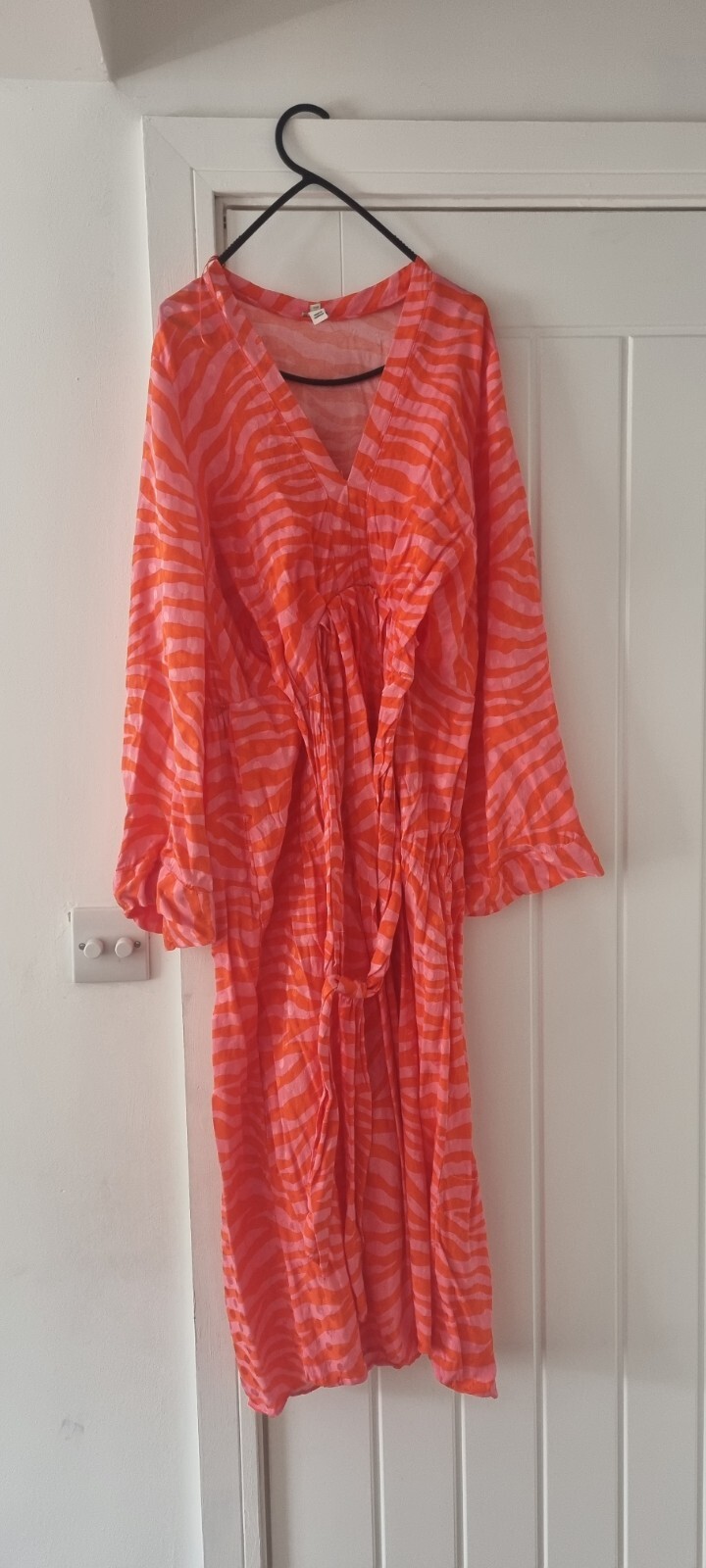 River Island pink animal print shift dress