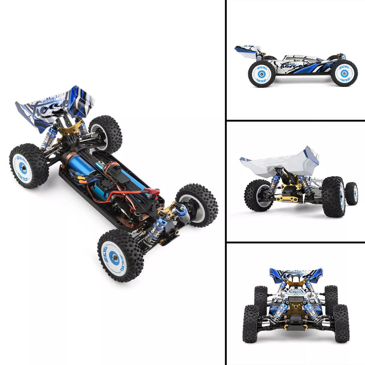 Wltoys 124019 RTR 1/12 2.4G 4WD 60km/h Metal Chassis RC Car Vehicles Models  Kids Toys