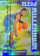 ( /300 )  Wally Szczerbiak 1999-00 Topps Finest RC New Millennium NM10 Refractor