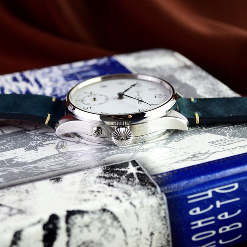 Vintage German Men's Watch SYSTEM GLASHUTTE Antique Marriage Wristwatch Serviced - Picture 8 of 12