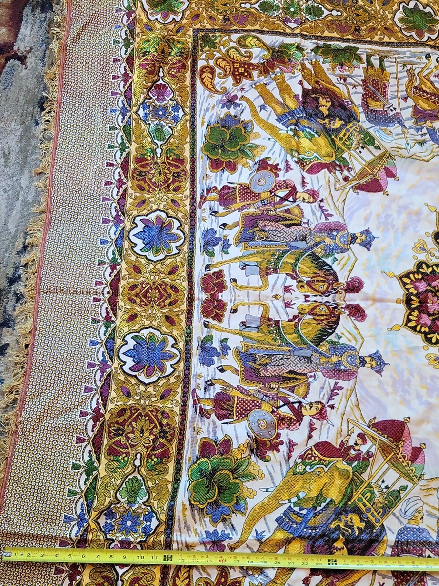 Vintage India tapestry 8 ft × 74 inches | eBay