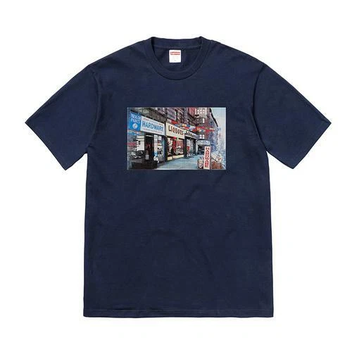 Tee shirt Supreme Hardware rouge marine S/S 18