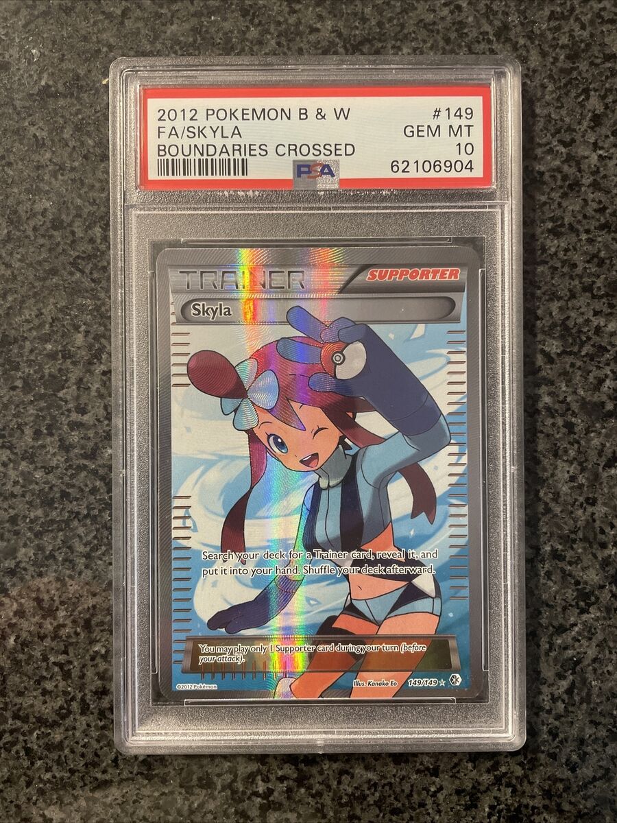 Skyla PSA 10 Full Art LOW POP 19 Pokemon 2012 Boundaries Skyla PSA 10 Full Art LOW POP 19 Pokemon 2012 Boundaries