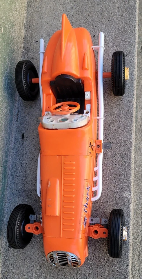 Aleta de tiburón Remco vintage años 60 a batería coche de carreras estilo McCoy  Foto 3 de 4