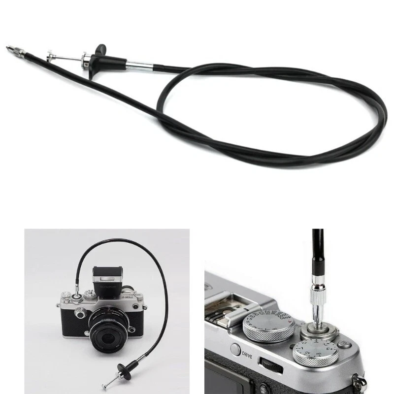 Shutter Release Cable Remote Mechanical and Locking For 35mm / 120 Film Cameras - Image 2 of 4