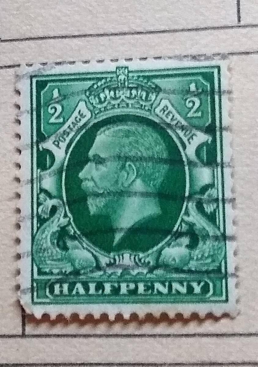コレクション One Penny Stamps Very Rare! Antique 1902-1905 Edward VII Trinidad One Penny