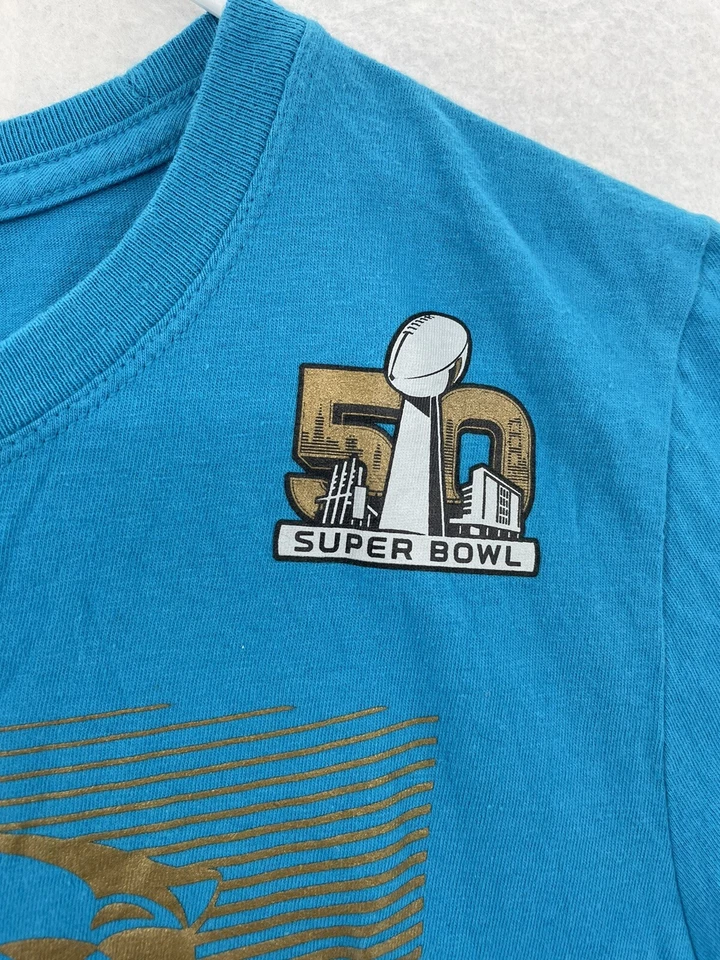 Carolina Panthers Shirt Women's Medium Light Blue Short Sleeve NFL Football Nike - Image 4 of 4