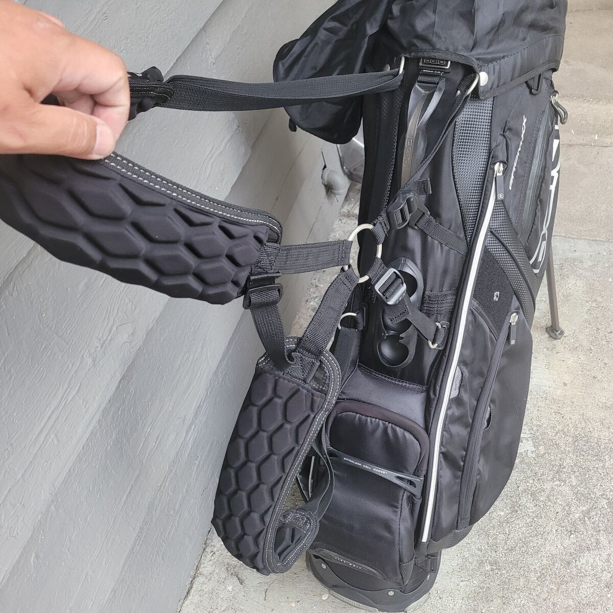 Ogio Grom XX 14 Way golf Stand Bag With Strap, Cover | eBay Ogio Grom XX 14 Way golf Stand Bag With Strap, Cover | eBay