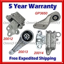 O423 Fits 2018-2022 GMC Terrain 1.5L 4WD AUTO Motor & Transmission Mount Set 4pc