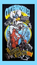 Out Laws Rules! Brother Rat Fink Motorcycle Refrigerator MAGNET