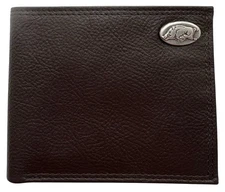 Arkansas Razorbacks Genuine Leather Bifold Wallet with Concho by Enmon-New