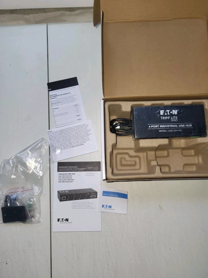 Eaton Tripp Lite 4-Port Industrial USB Hub U223-004-IND - Image 2 of 4