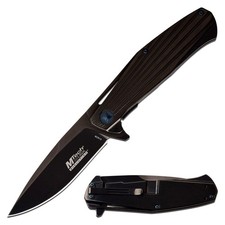 Cuchillo Plegable MTech Evolution con Mango de Acero Inoxidable, Clip, Rodamiento de Bolas Pivote