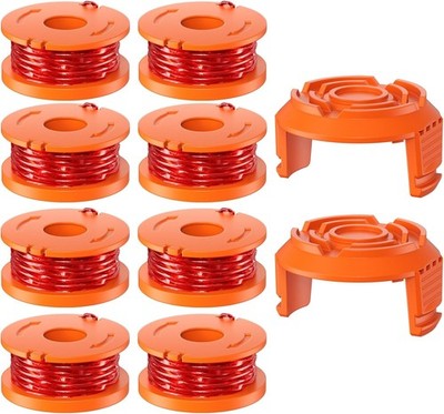 10 Pack Weed Eater String Compatible with Worx, 0.065 Inch 10Ft/Pack Weed Wacker