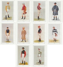 Vanity Fair Jockeys 10 x A4 Art Prints: Victorian & Edwardian Horse Racing Frame