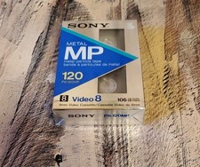 Sony Metal MP 120 8mm Video 8 Cassette Tape P6-120MP, Sealed