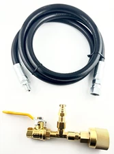 PARTIAL FORKLIFT LIQUID PROPANE TRANSFER KIT TANK FILLER FILL UNLOADING LPG 7141