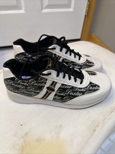 Dexter Women's Black/White Script Logo Bowling Shoes Size 9