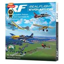 REALFLIGHT Evolution RC Flight Simulator Software Only RFL2001 9.6 inches