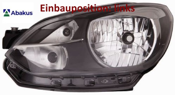 Abakus 441-11H4L-LDEM2 Hauptscheinwerfer Links Scheinwerfer FüR VW-image