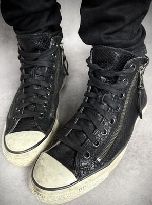 Converse x John Varvatos High Top Sneaker Leder EU41,5 Y2K Vintage Archive Opium