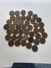40+ Lincoln Wheat Cents 1916–1929 Mixed Teens & 1920s VG-VF Condition, Bulk Lot