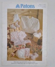 2 Knitting patterns for Baby Items, See Listing, Free Postage,