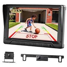 1080P Backup Camera with Backup Sensors Parking Distance Back Right Camera