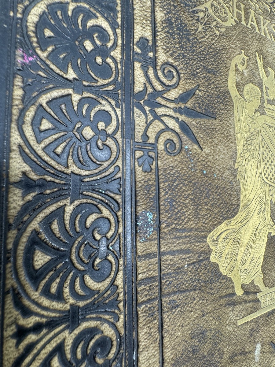 C 1876 HUGE Works of Shakespeare Imperial Edition Complete Vol. 1