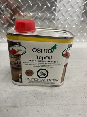 Osmo TopOil High Solid Food Safe Hardwax Oil for Durable Wood Finish 05L