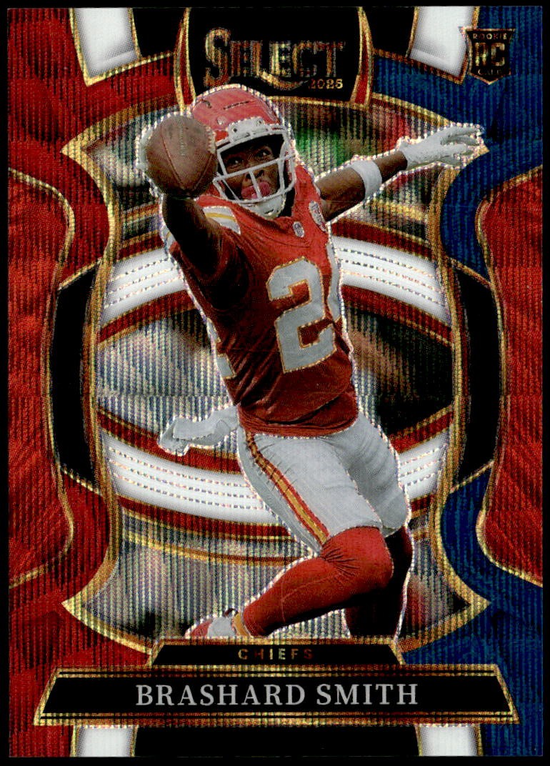 2025 Panini Select #9 Brashard Smith Tri-Color Prizm #/399 Rookie