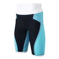 MIZUNO GX SONIC 6 NV N2MBA501 93 SWIMSUIT Men  s Black /Turquoise Size-2xs NEW 