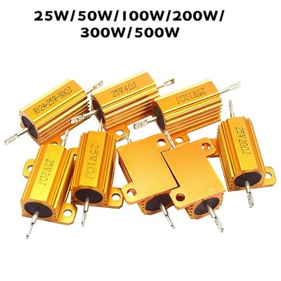 25W/50W/100W/200W/300W/500W RX24 Power Aluminium Drahtwiderstand Lastwiderstand