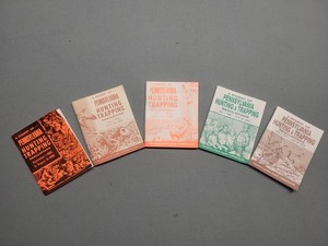 Lot Of 5 Vintage Pennsylvania Game Regulations Books
