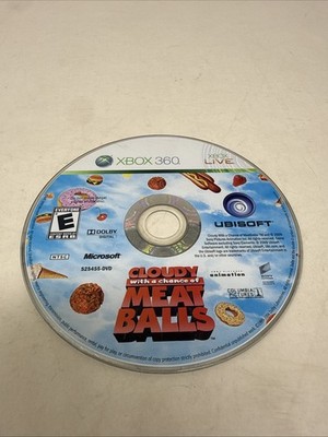 Cloudy With a Chance of Meatballs (Microsoft Xbox 360, 2009) Disc Only