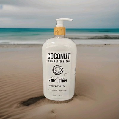 HOME&BODY GOAT MILK COCONUT OIL BLEND RICH BODY LOTION COCONUT VANILLA 27 OZ