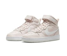 Big Kid's Nike Court Borough Mid 2 GS Pearl Pink White CD7782 601