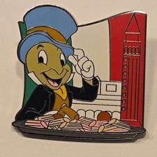 WDW EPCOT Food & Wine Festival Mystery Jiminy Cricket Flag Disney Pin 2019 (K)