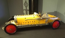 old Meccano car/ Racing - 1930,Formula 1 type (Hand Built Iconic Design)vintage 