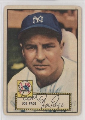 1952 Topps Joe Page (Red Back) #48 0v2