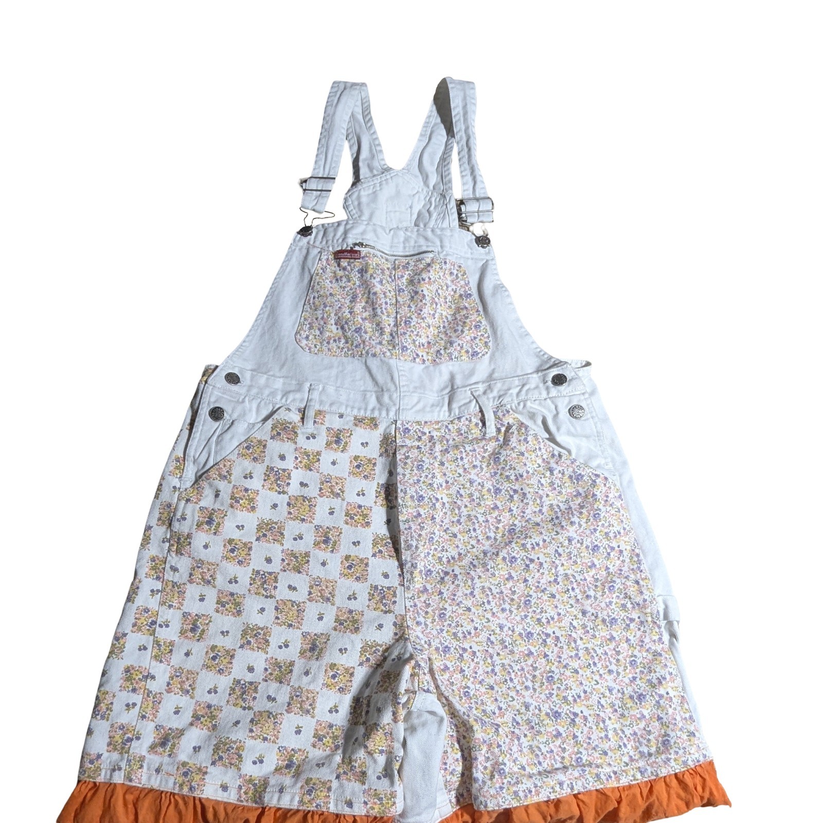 🔥👀 Goodfellows UNIQUE Patchwork Overalls Women'… - image 2