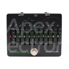 MoskyAudio BOOSTER 10-Band EQ Pedal: Guitar/B...