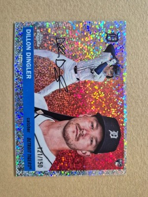 2025 Topps Chrome Platinum Dillon Dingler Rookie Speckle Refractor 121/150