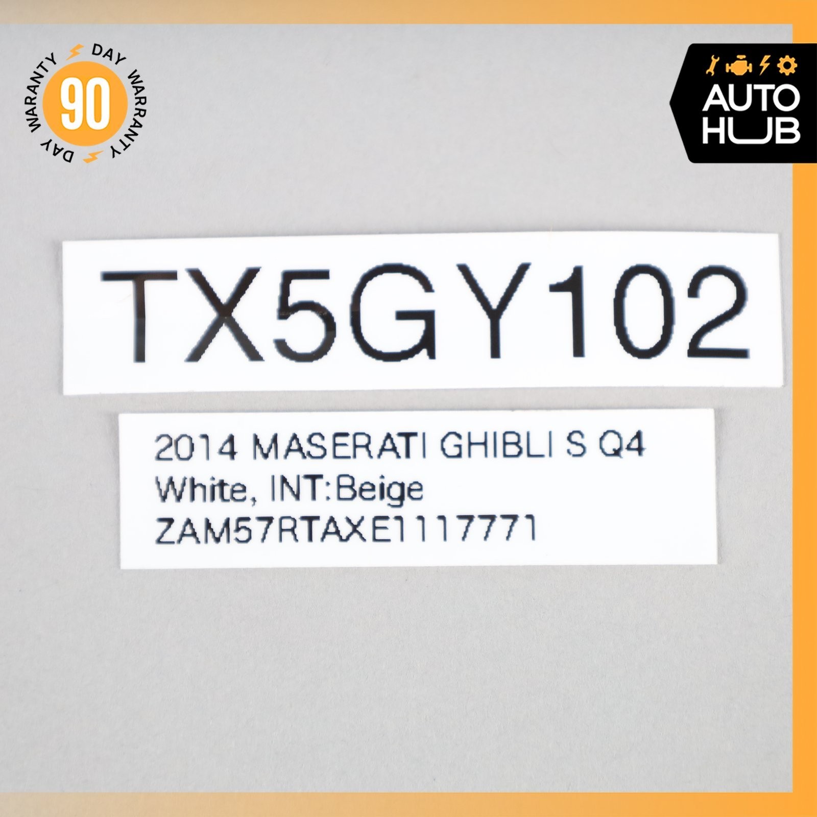 Maserati Ghibli FRONT+LEFT Door panel P/N 670012077