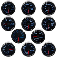52mm Racing Gauge Turbo Boost Gauge Bar 2 Inch Water Temperature GaugeTachometer