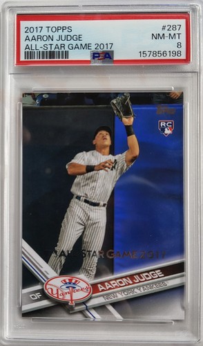 Aaron Judge [Catching All Star Game] #287 2017 Topps card